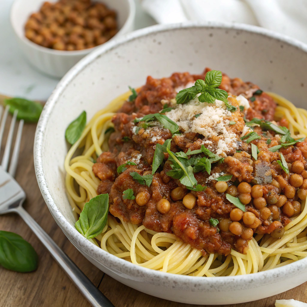 Lentil Bolgonese Recipe