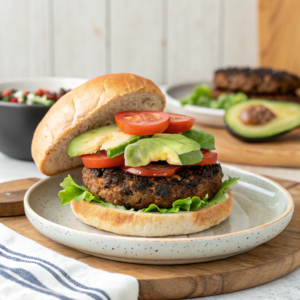 Black Bean Chipotle Burger