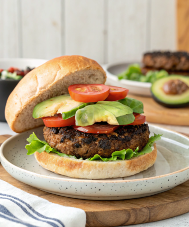 Black Bean Chipotle Burger