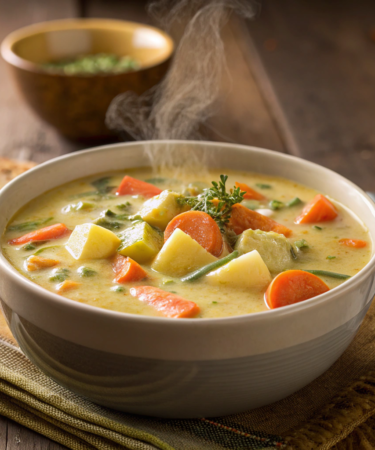 Creamy Vegetable Soup (Vegan)