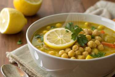 Flavorful Lemony Chickpea Soup