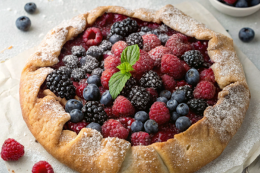 Berry Galette (Gluten Free & Vegan)