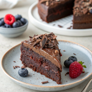 Rich Vegan Chocolate Cake