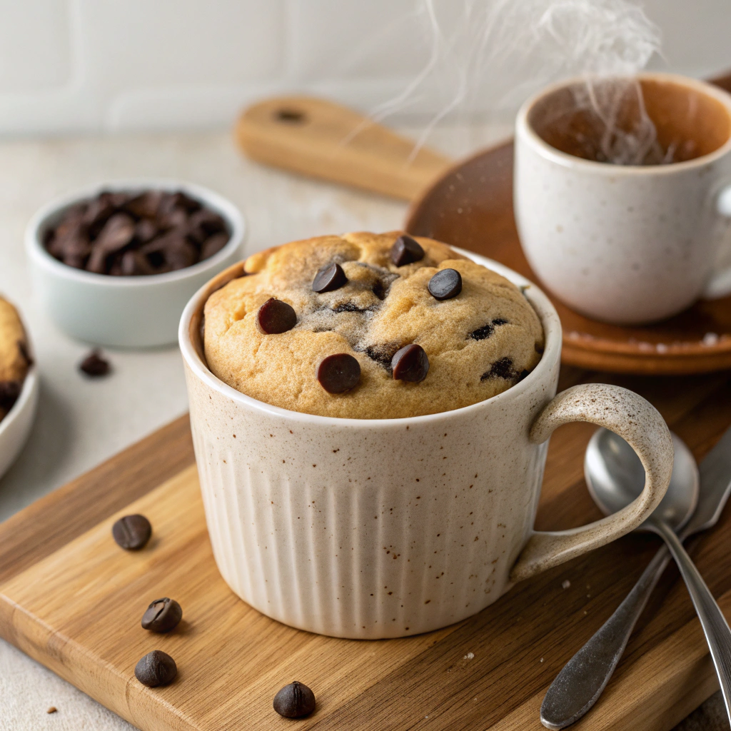 Chocolate Chip Mug Cake (Vegan)