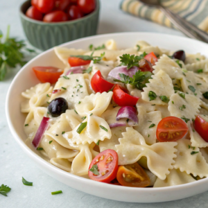 Bowtie Pasta Salad (Vegan)