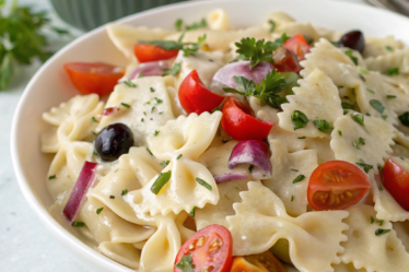 Bowtie Pasta Salad (Vegan)