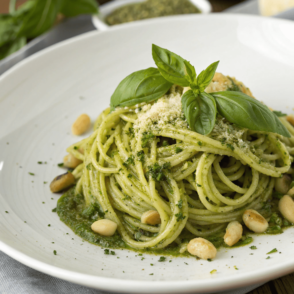 Plant Based Pesto Pasta