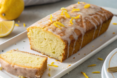 Glazed Lemon Loaf (Vegan)