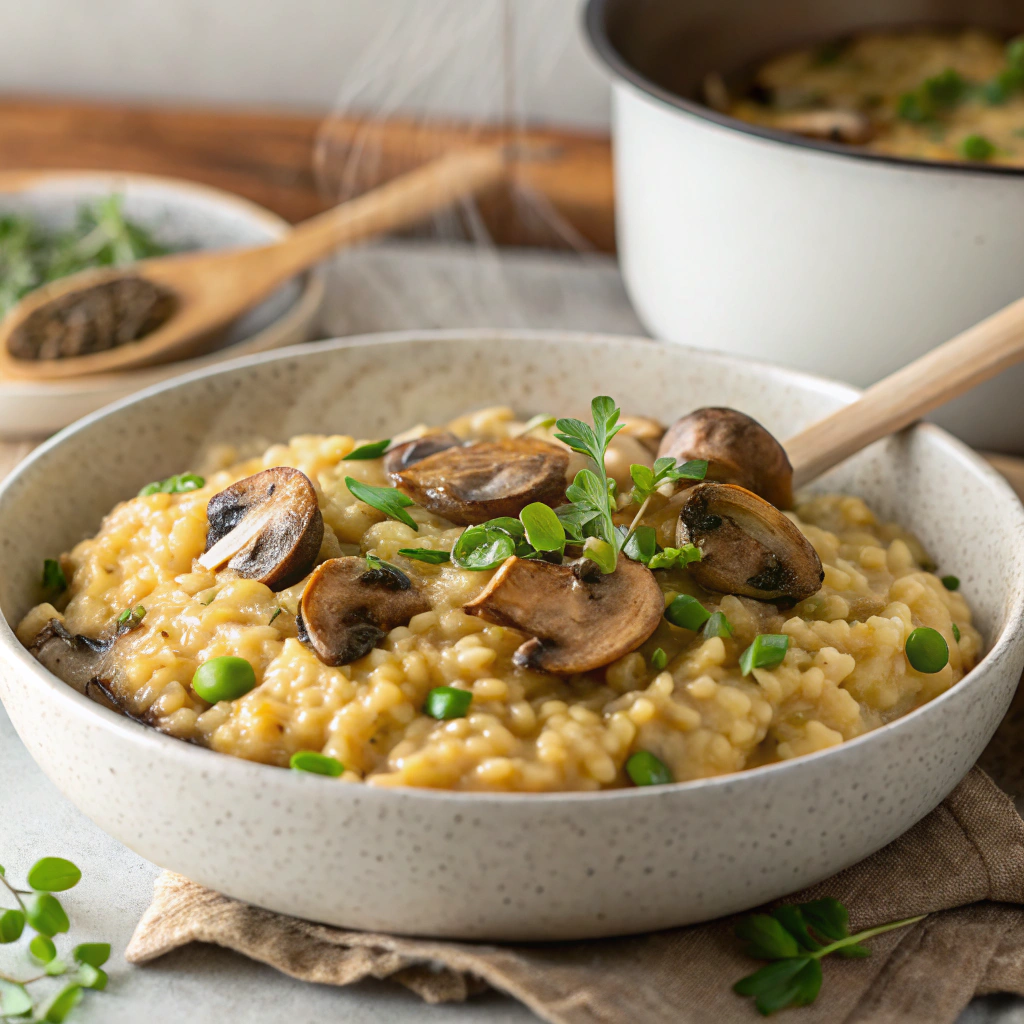 Creamy Vegetable Risotto (Vegan)